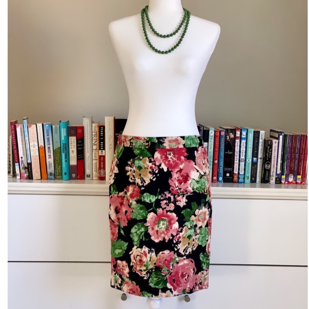 Talbots | Floral Pencil Skirt